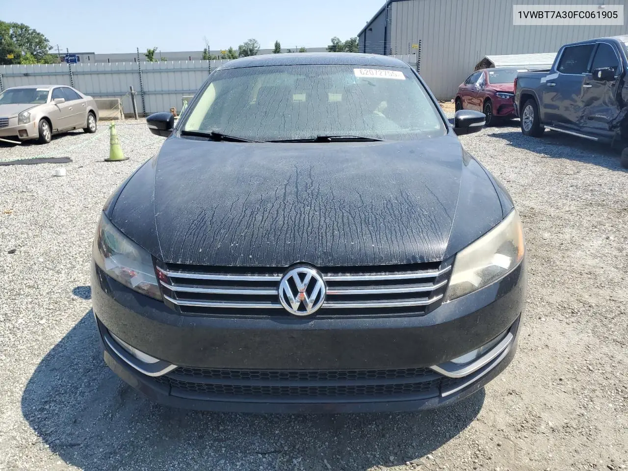 2015 Volkswagen Passat Se VIN: 1VWBT7A30FC061905 Lot: 62072755