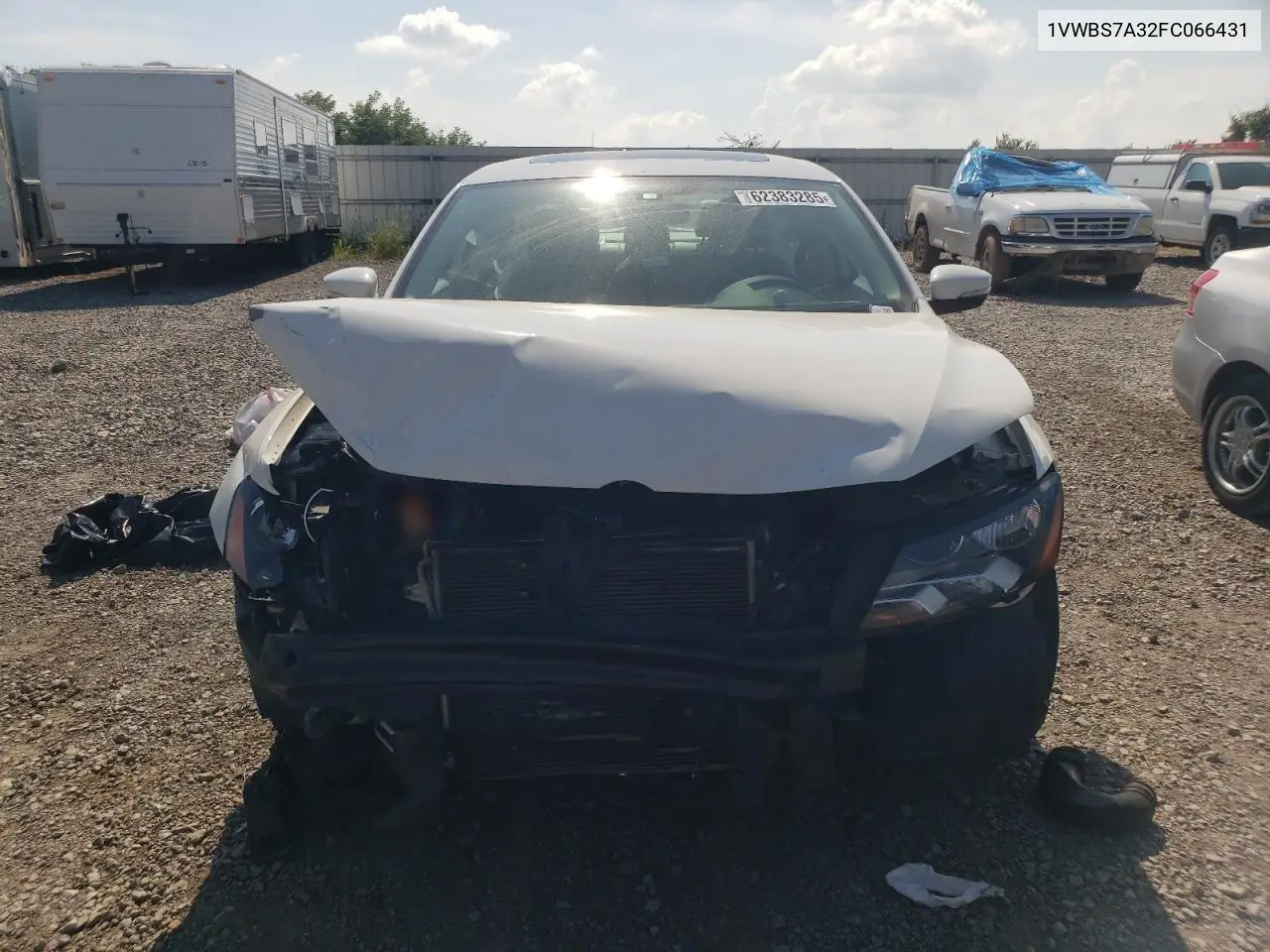 2015 Volkswagen Passat Se VIN: 1VWBS7A32FC066431 Lot: 62383285