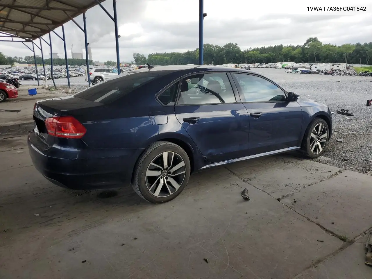 2015 Volkswagen Passat S VIN: 1VWAT7A36FC041542 Lot: 63032425
