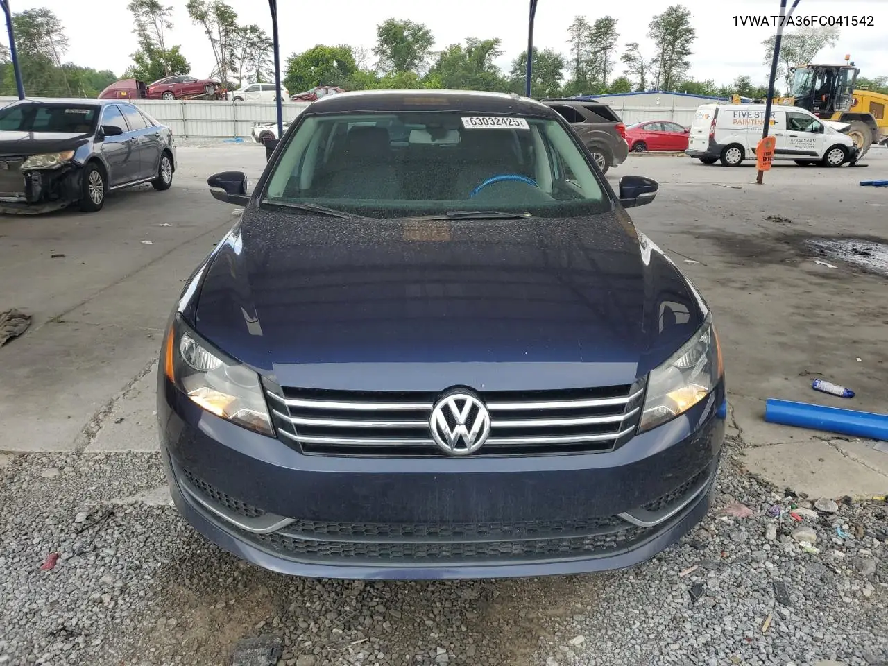 2015 Volkswagen Passat S VIN: 1VWAT7A36FC041542 Lot: 63032425