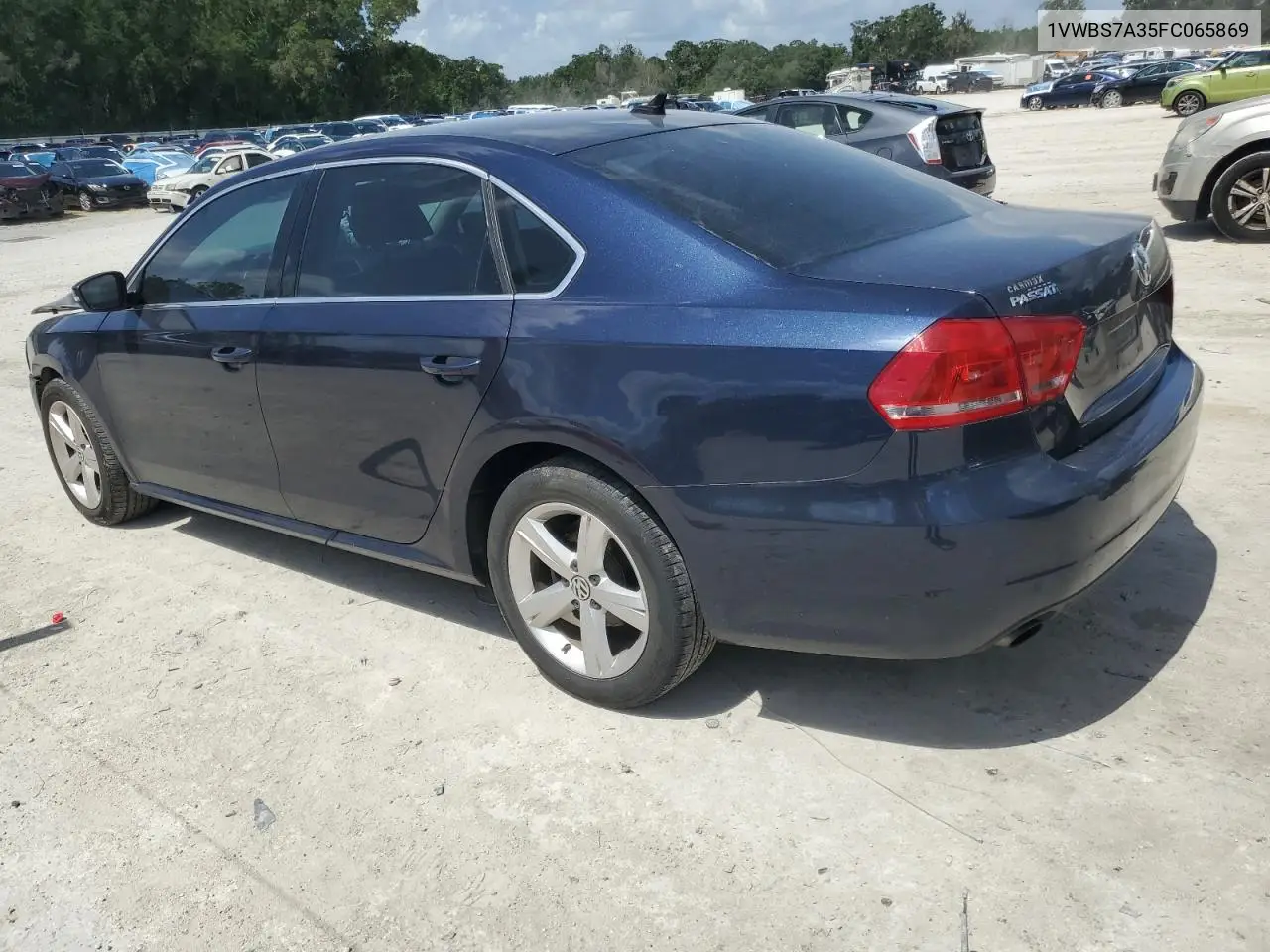 2015 Volkswagen Passat Se VIN: 1VWBS7A35FC065869 Lot: 63085175