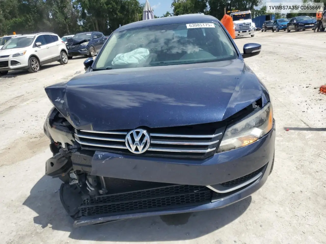 2015 Volkswagen Passat Se VIN: 1VWBS7A35FC065869 Lot: 63085175