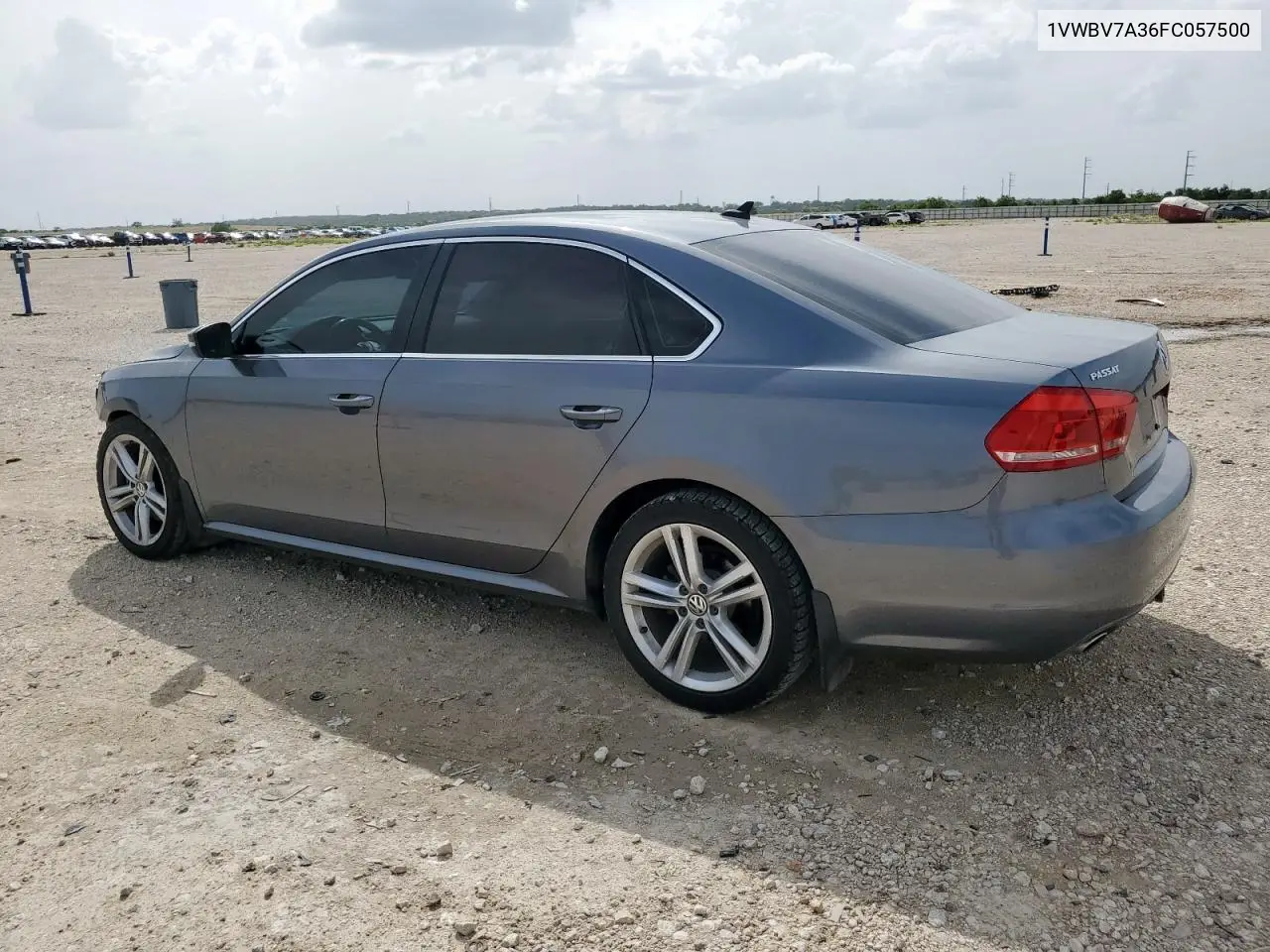 2015 Volkswagen Passat Se VIN: 1VWBV7A36FC057500 Lot: 63127195
