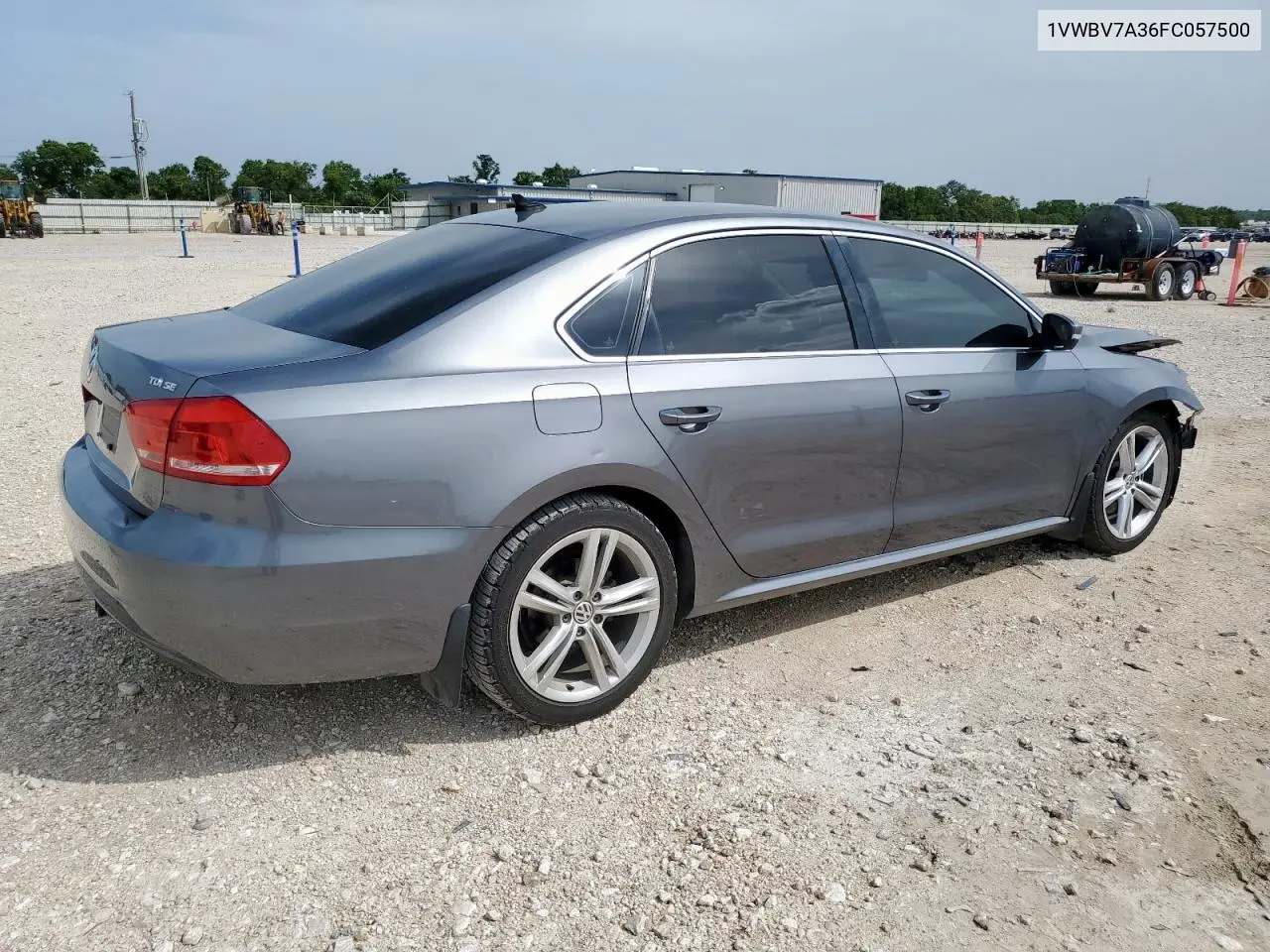 2015 Volkswagen Passat Se VIN: 1VWBV7A36FC057500 Lot: 63127195
