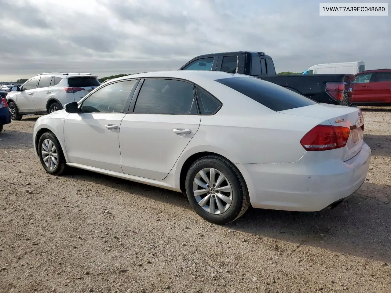 2015 Volkswagen Passat S VIN: 1VWAT7A39FC048680 Lot: 63153965
