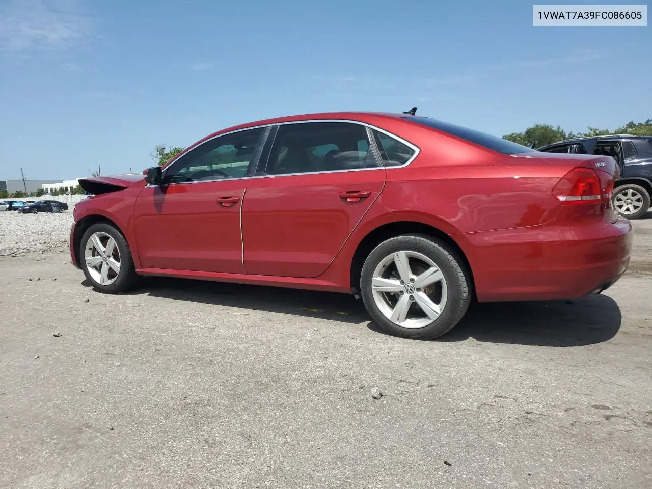 2015 Volkswagen Passat S VIN: 1VWAT7A39FC086605 Lot: 63161175