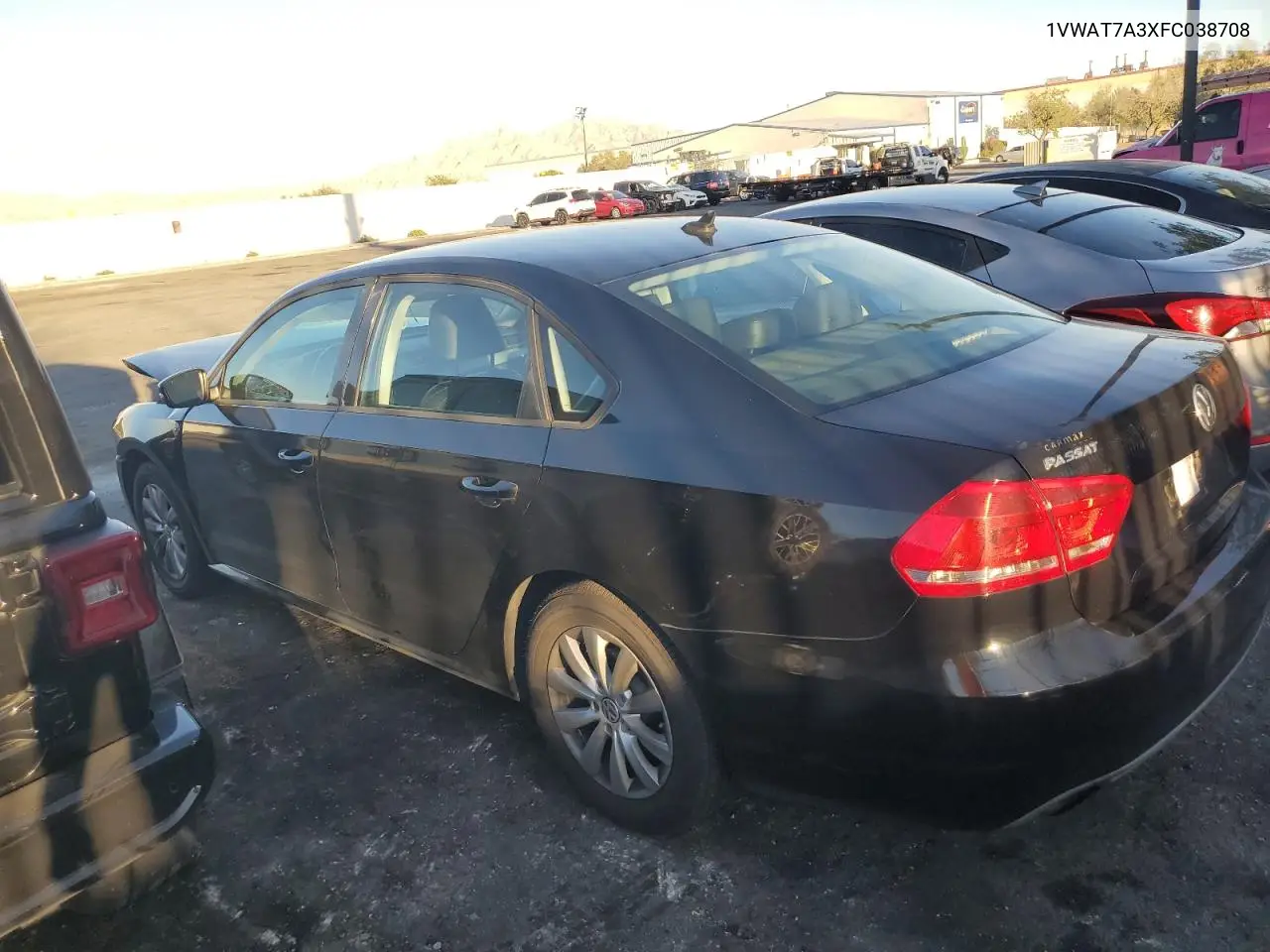 2015 Volkswagen Passat S VIN: 1VWAT7A3XFC038708 Lot: 63348205