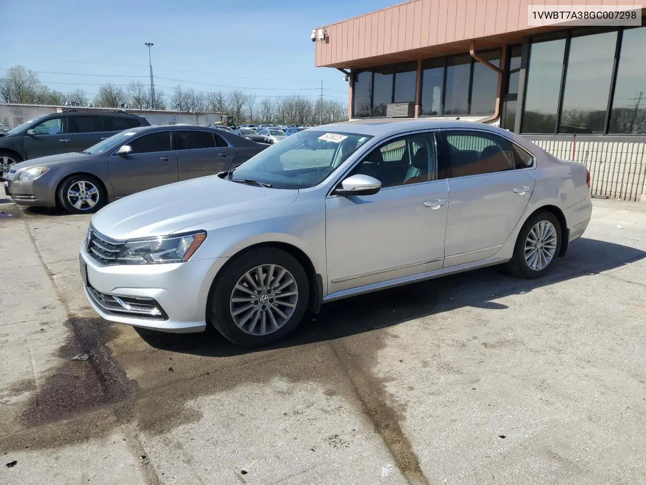2016 Volkswagen Passat Se VIN: 1VWBT7A38GC007298 Lot: 54269325