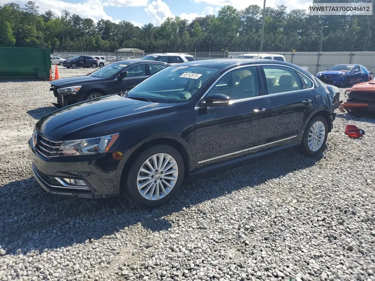 2016 Volkswagen Passat Se VIN: 1VWBT7A37GC046612 Lot: 56742675