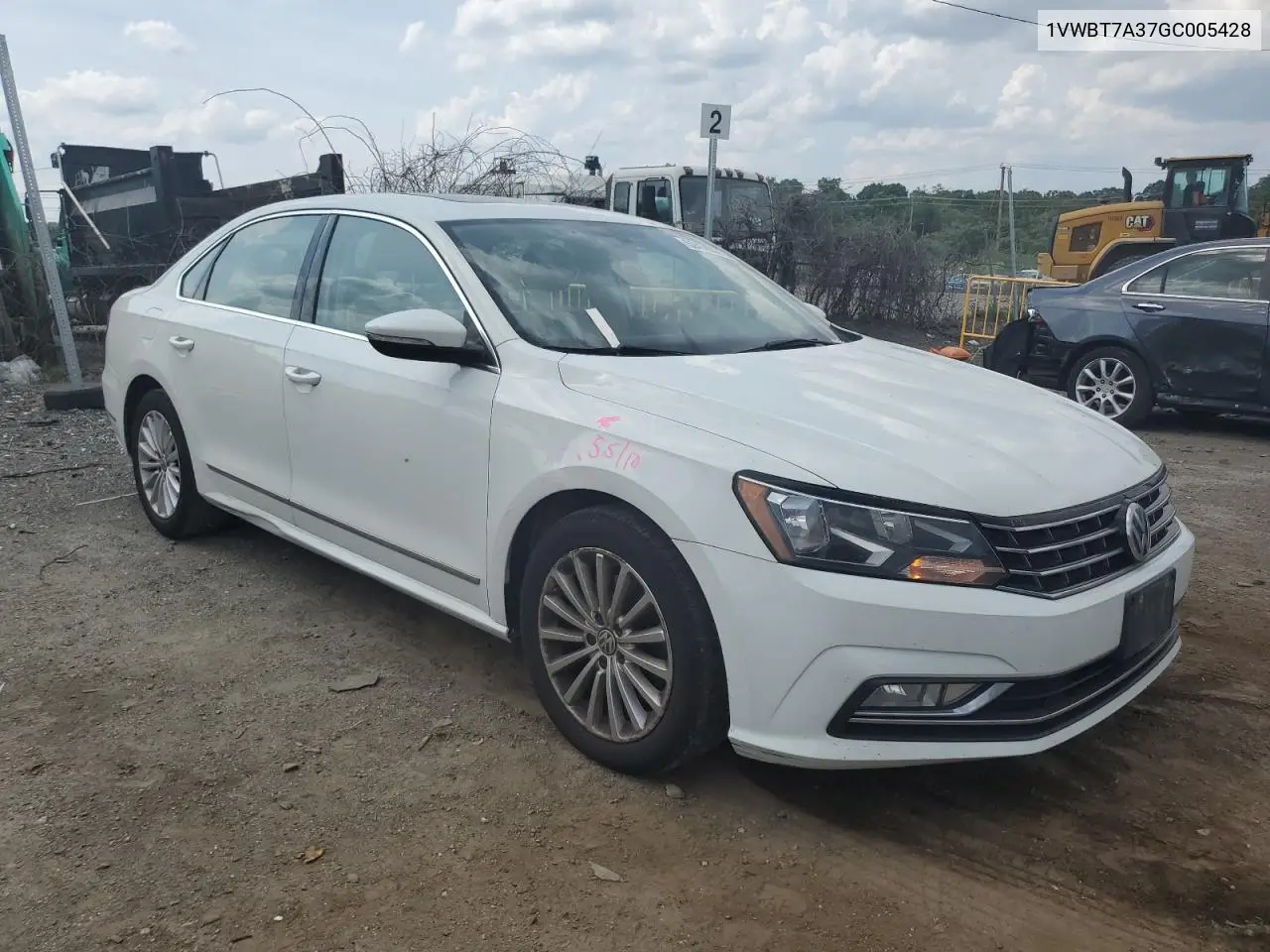 2016 Volkswagen Passat Se VIN: 1VWBT7A37GC005428 Lot: 62476035