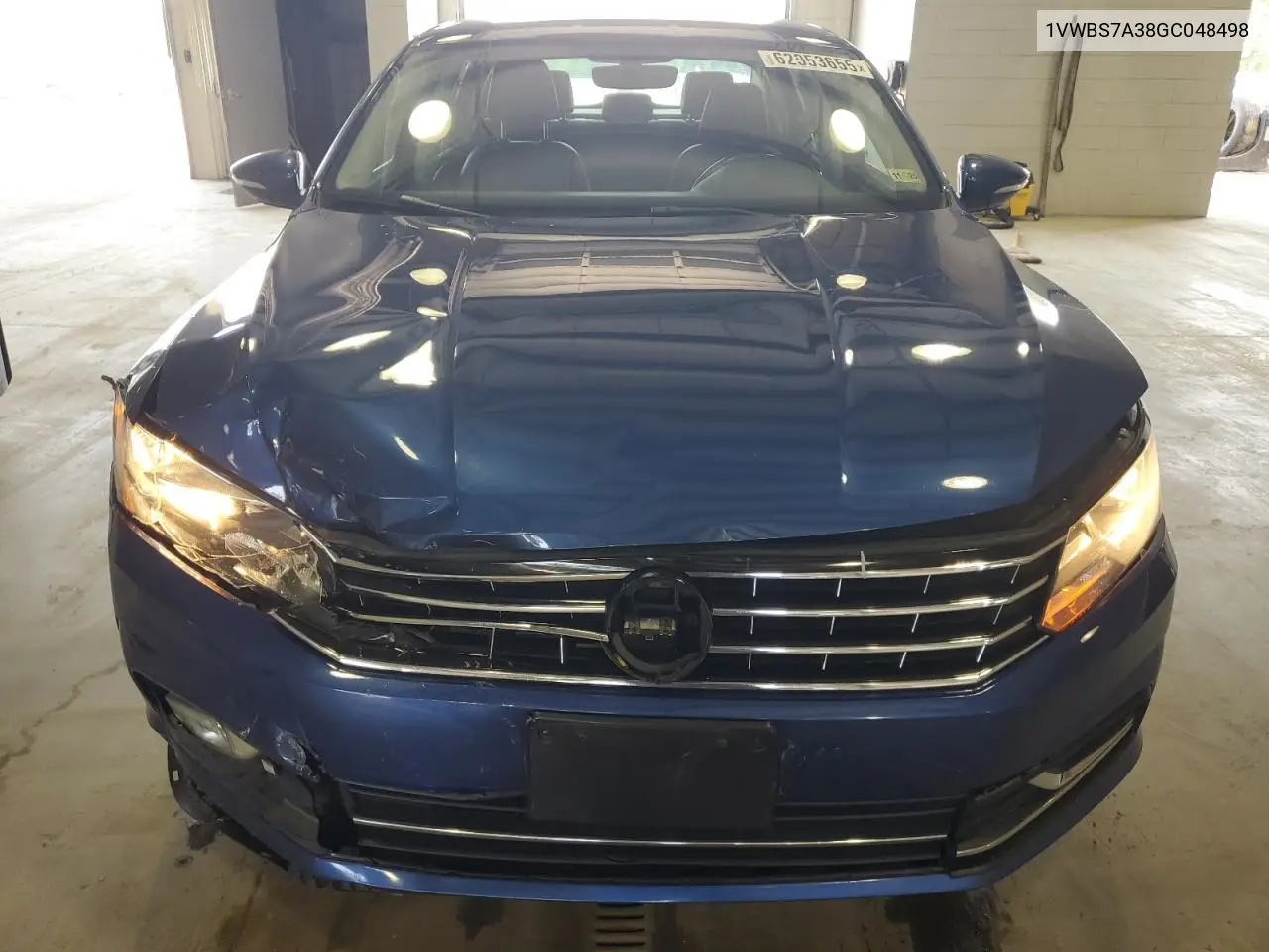 2016 Volkswagen Passat Se VIN: 1VWBS7A38GC048498 Lot: 62953655