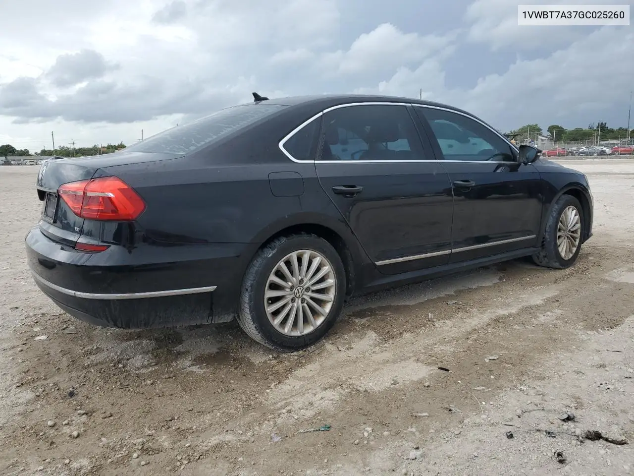 2016 Volkswagen Passat Se VIN: 1VWBT7A37GC025260 Lot: 63442775
