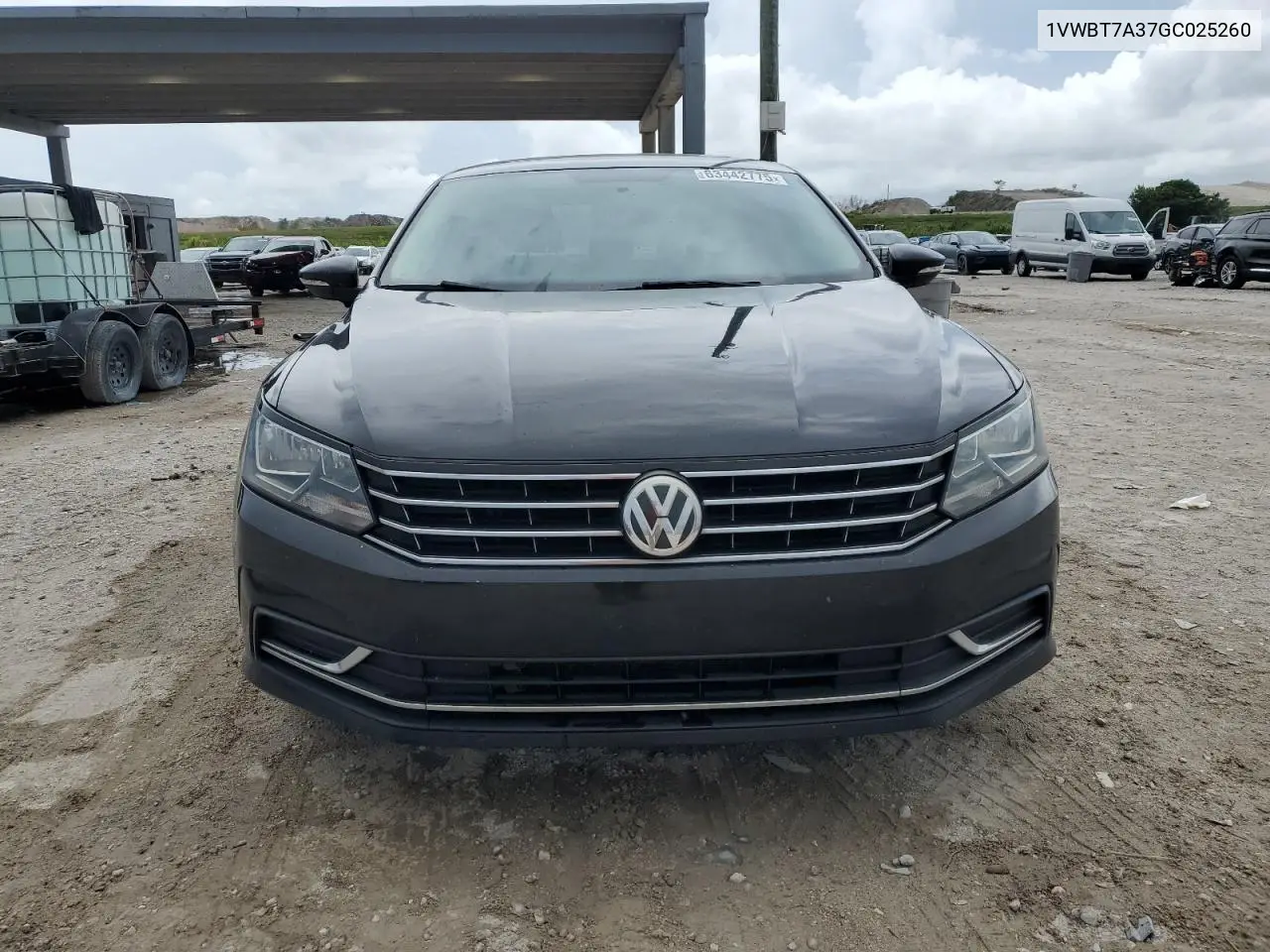 2016 Volkswagen Passat Se VIN: 1VWBT7A37GC025260 Lot: 63442775