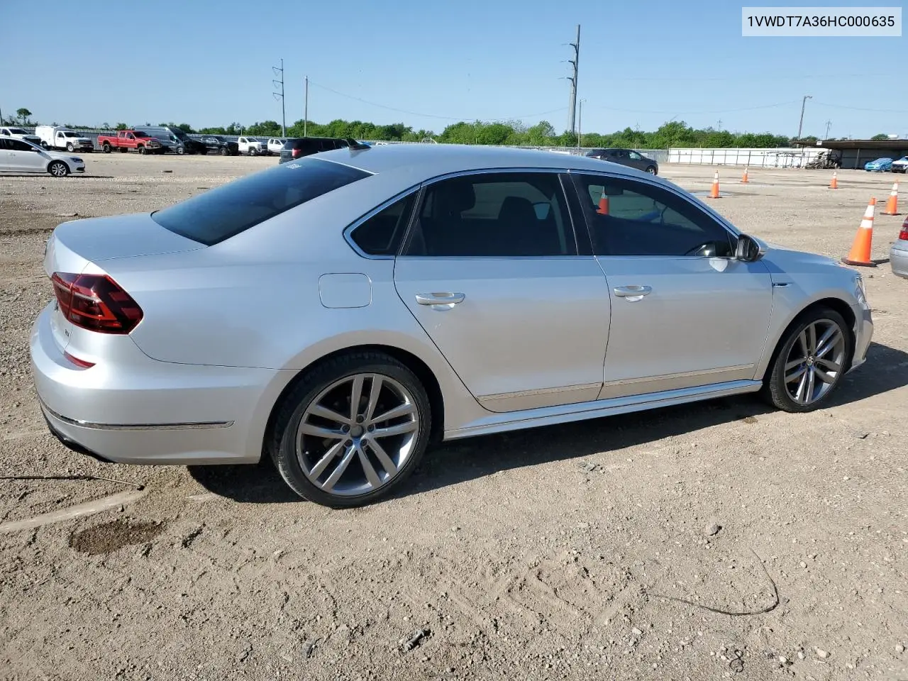 2017 Volkswagen Passat R-Line VIN: 1VWDT7A36HC000635 Lot: 52040835