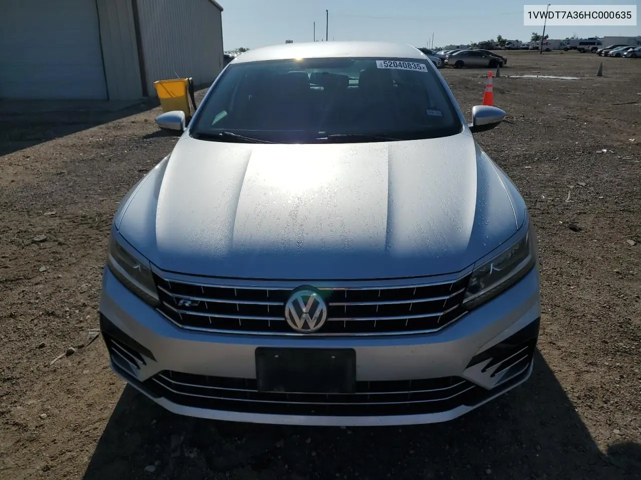 2017 Volkswagen Passat R-Line VIN: 1VWDT7A36HC000635 Lot: 52040835
