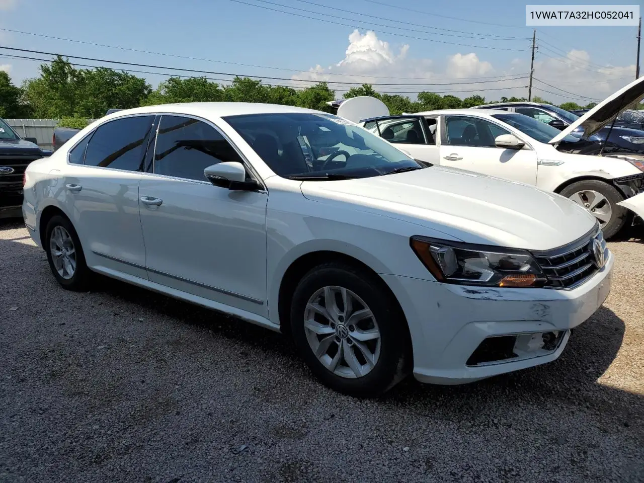 2017 Volkswagen Passat S VIN: 1VWAT7A32HC052041 Lot: 52308355
