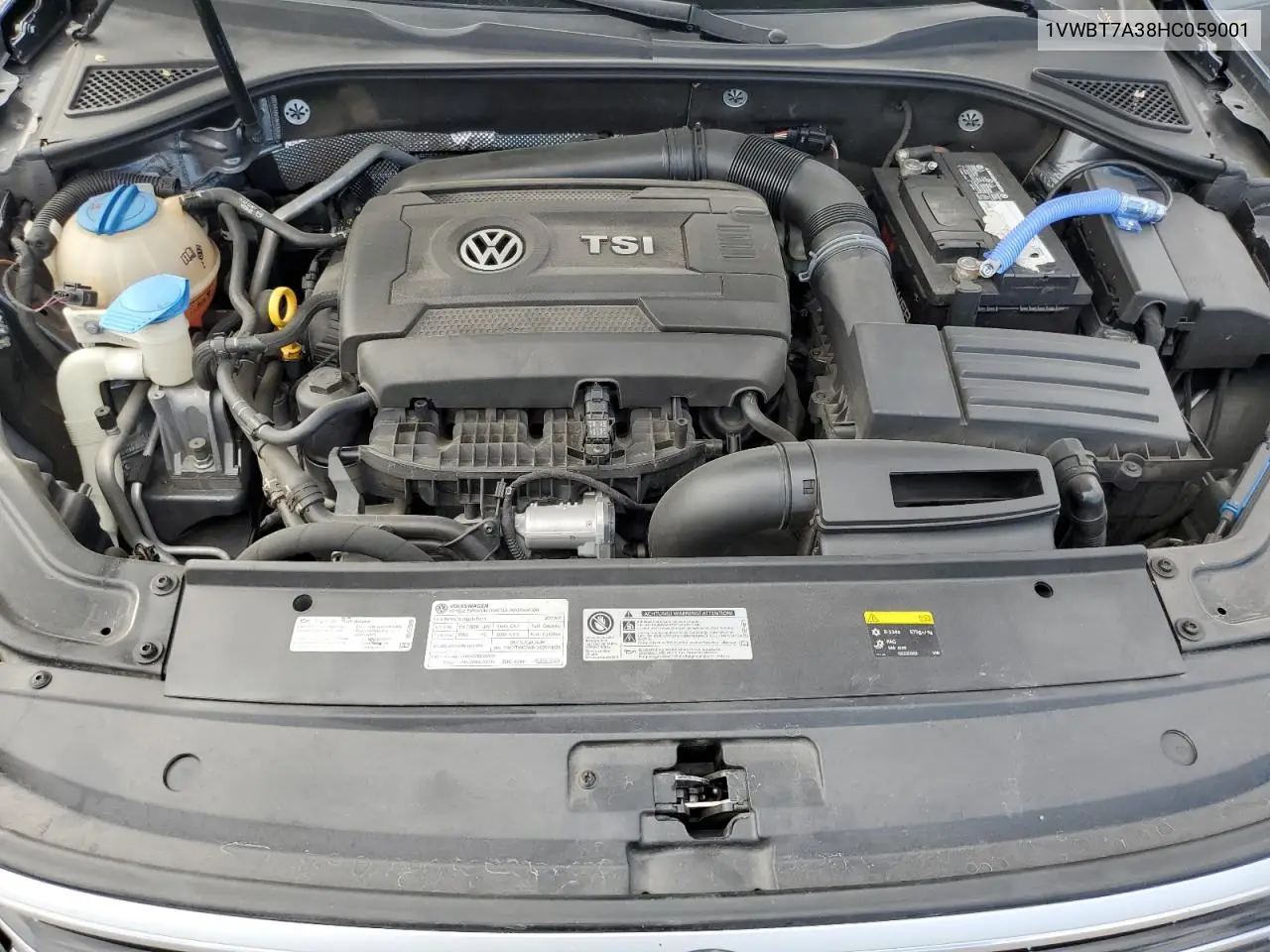 2017 Volkswagen Passat Se VIN: 1VWBT7A38HC059001 Lot: 54264535