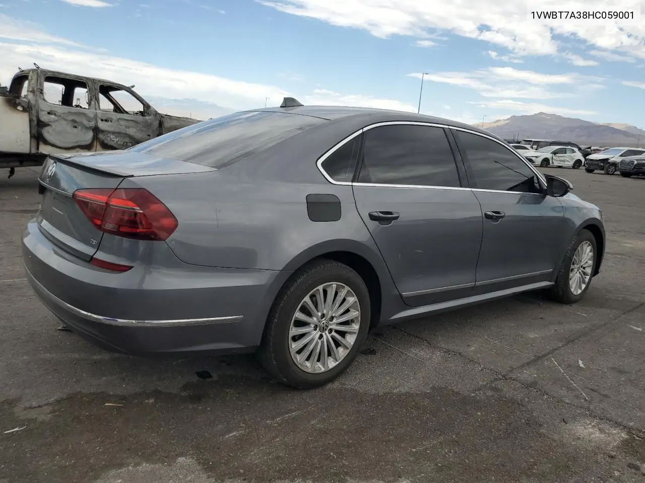 2017 Volkswagen Passat Se VIN: 1VWBT7A38HC059001 Lot: 54264535