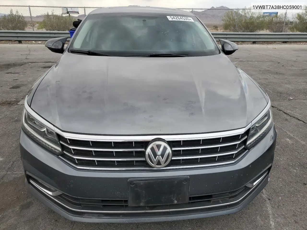 2017 Volkswagen Passat Se VIN: 1VWBT7A38HC059001 Lot: 54264535