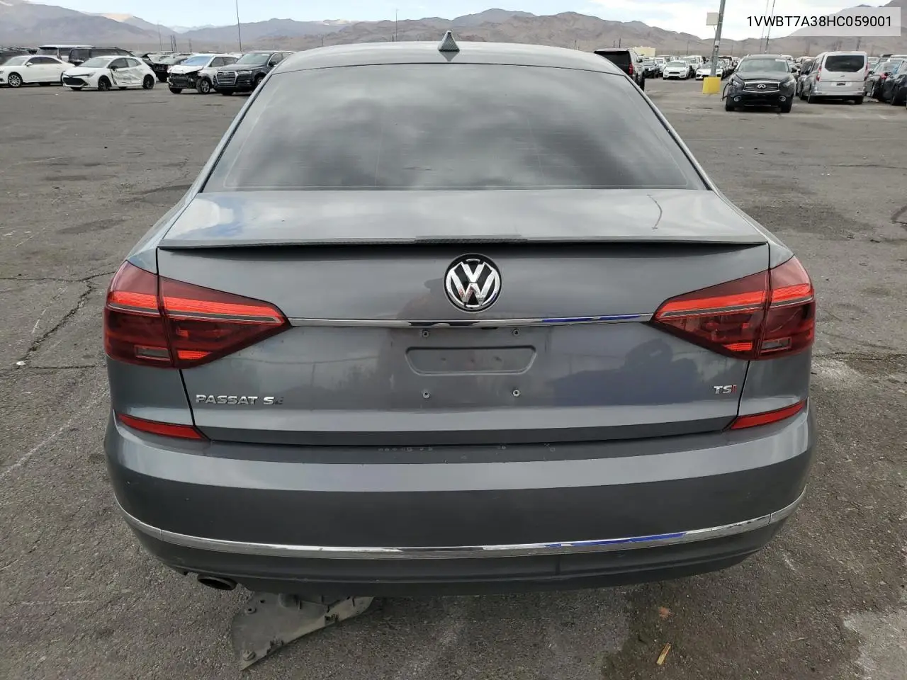2017 Volkswagen Passat Se VIN: 1VWBT7A38HC059001 Lot: 54264535
