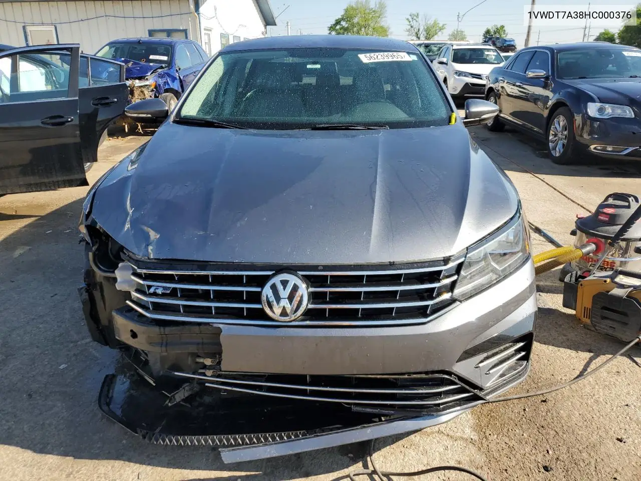 2017 Volkswagen Passat R-Line VIN: 1VWDT7A38HC000376 Lot: 56239965