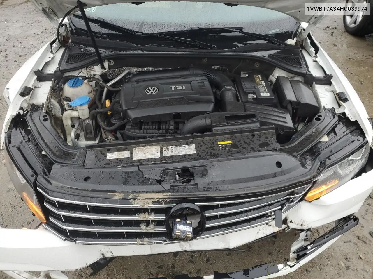 2017 Volkswagen Passat Se VIN: 1VWBT7A34HC039974 Lot: 56467785