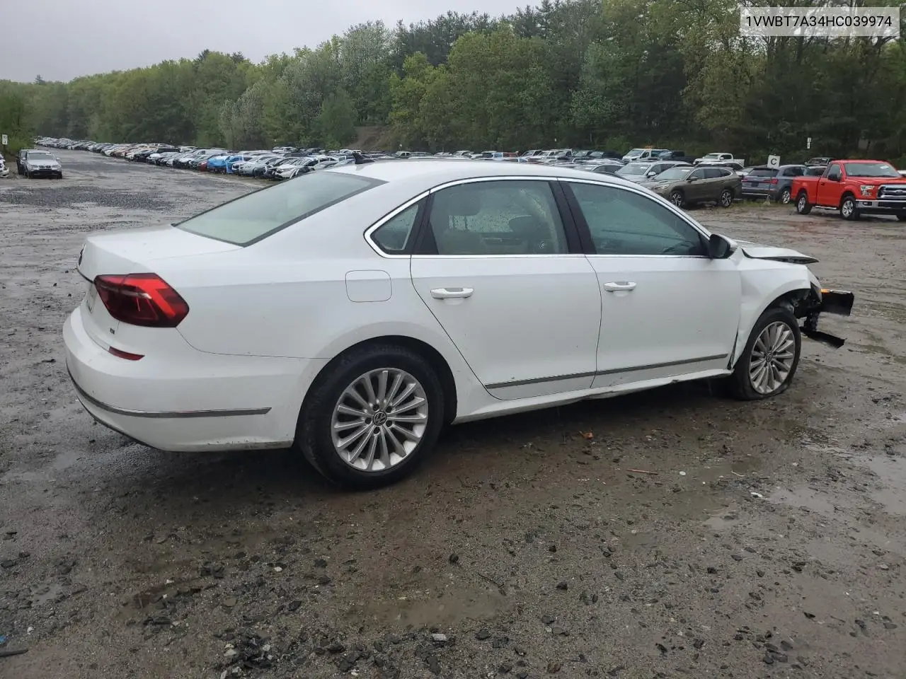 2017 Volkswagen Passat Se VIN: 1VWBT7A34HC039974 Lot: 56467785