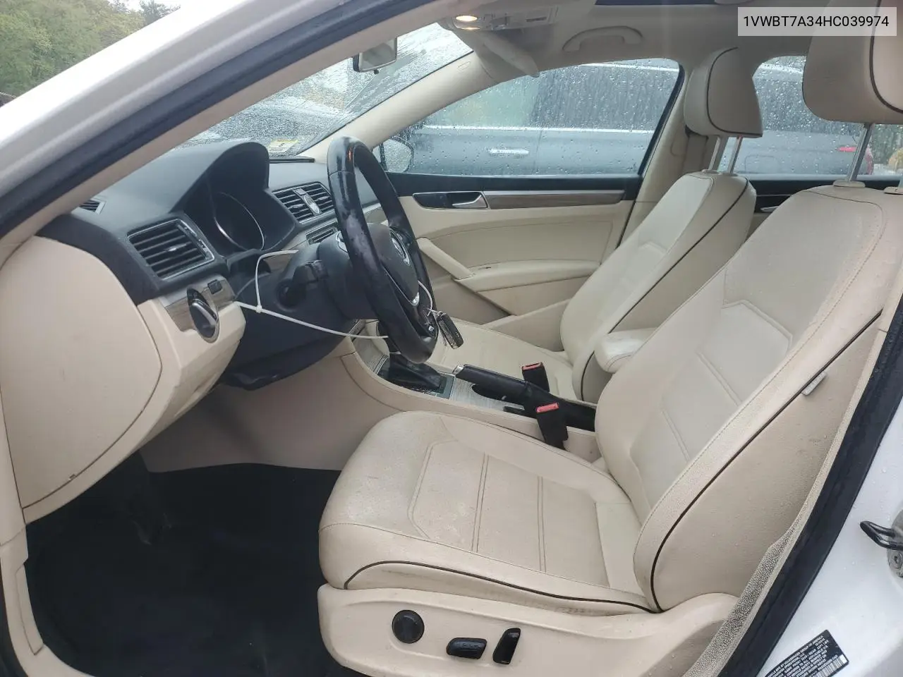 2017 Volkswagen Passat Se VIN: 1VWBT7A34HC039974 Lot: 56467785