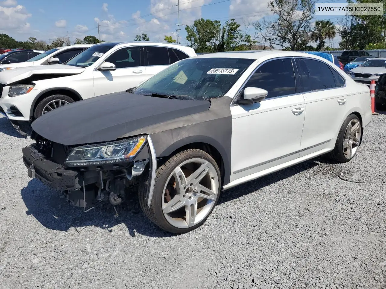 2017 Volkswagen Passat Se VIN: 1VWGT7A35HC027550 Lot: 56913715