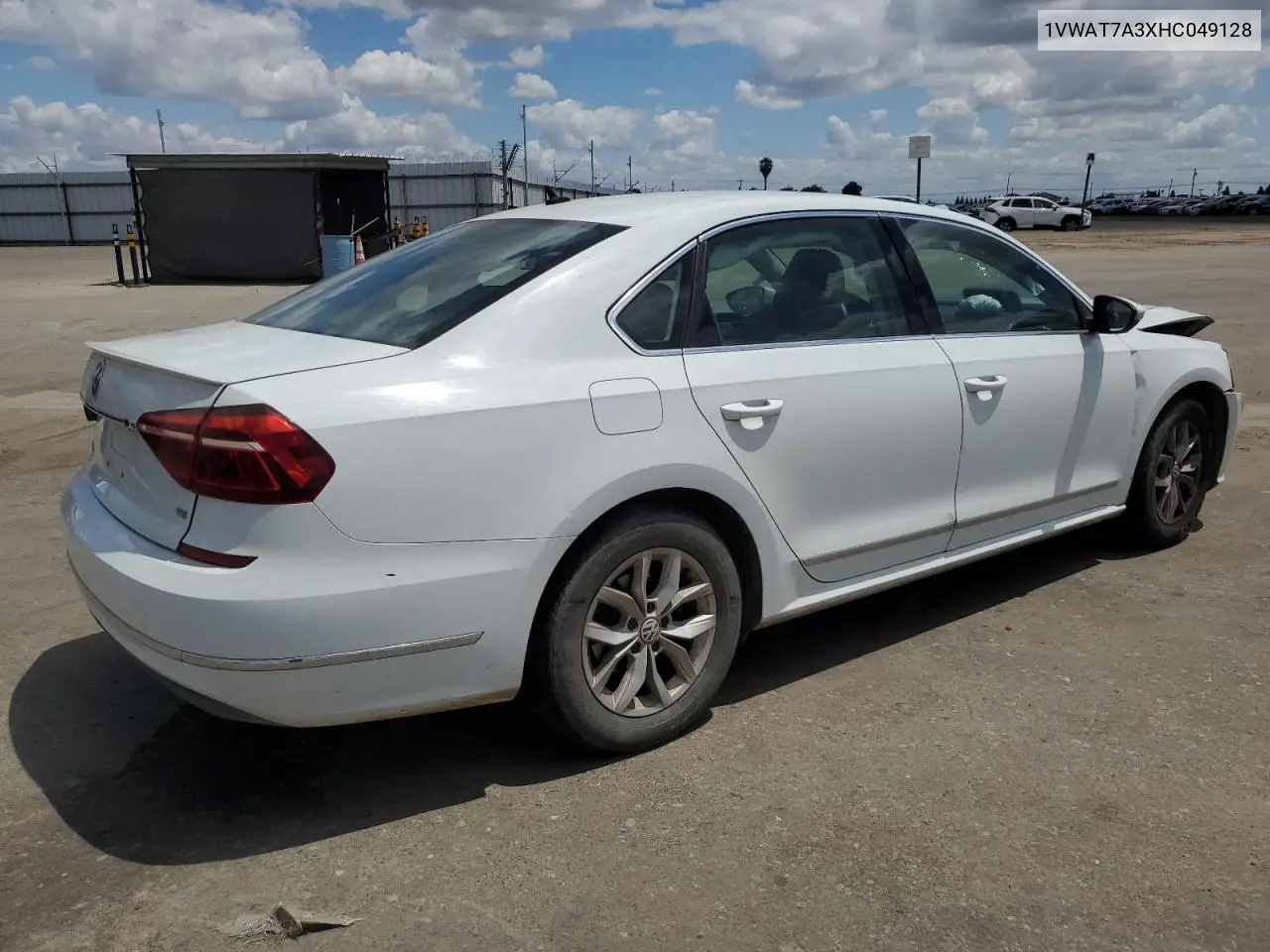 2017 Volkswagen Passat S VIN: 1VWAT7A3XHC049128 Lot: 56926485