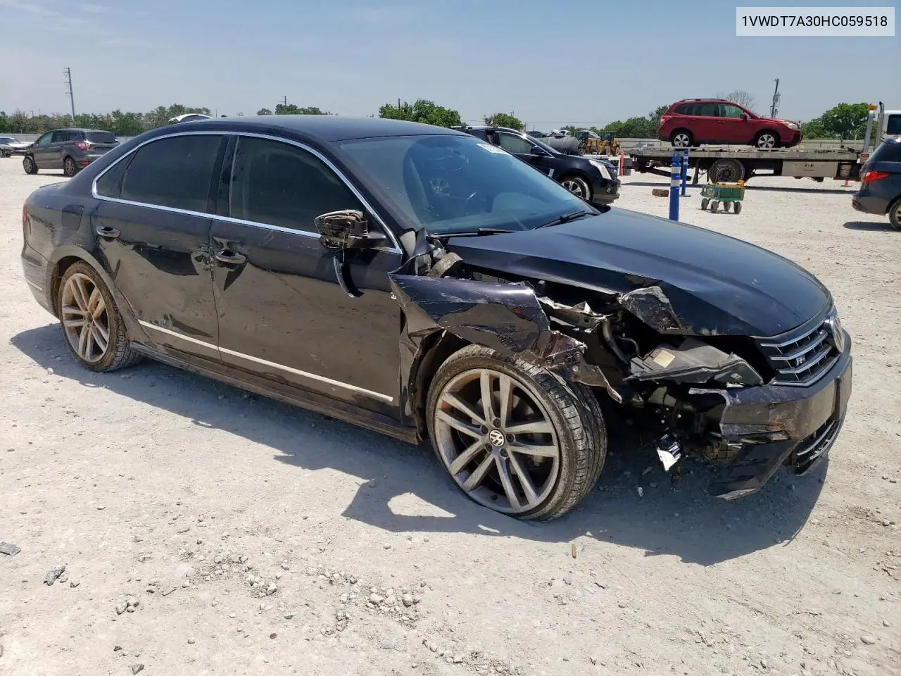 2017 Volkswagen Passat R-Line VIN: 1VWDT7A30HC059518 Lot: 57123695