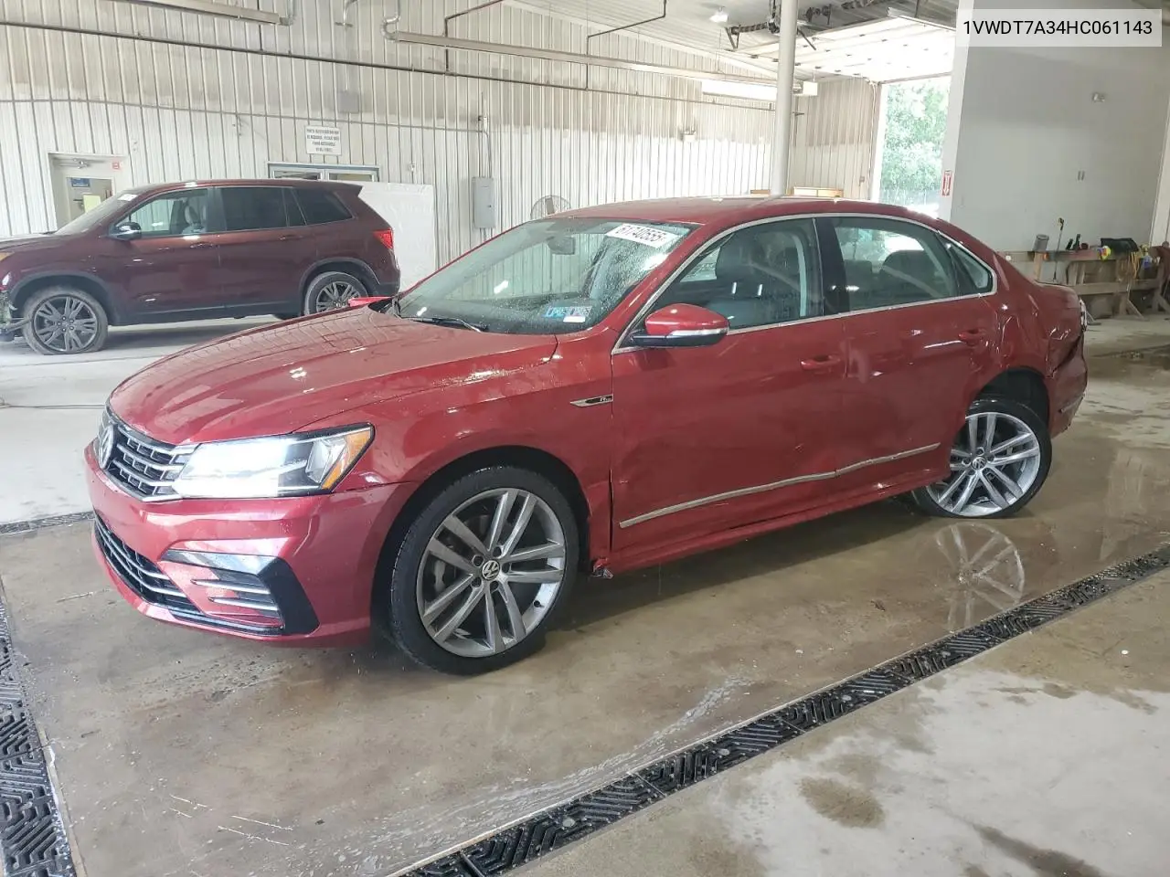 2017 Volkswagen Passat R-Line VIN: 1VWDT7A34HC061143 Lot: 61740555