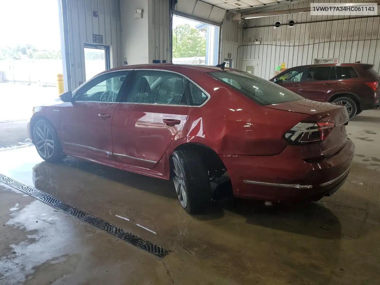 2017 Volkswagen Passat R-Line VIN: 1VWDT7A34HC061143 Lot: 61740555