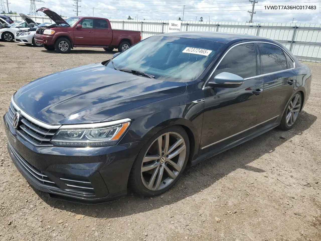 2017 Volkswagen Passat R-Line VIN: 1VWDT7A36HC017483 Lot: 62372465
