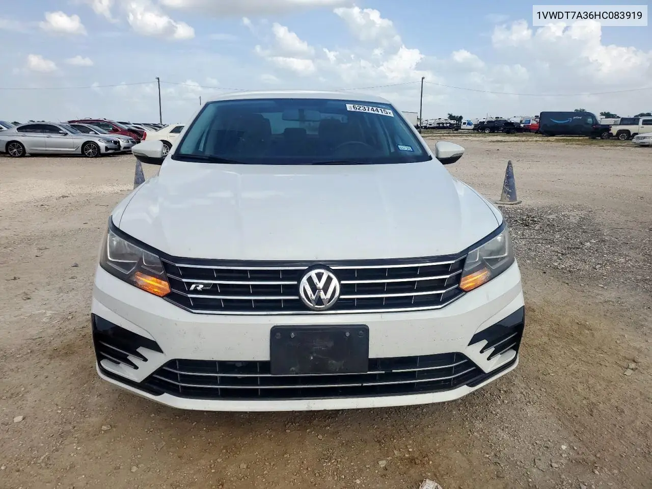 2017 Volkswagen Passat R-Line VIN: 1VWDT7A36HC083919 Lot: 62374415
