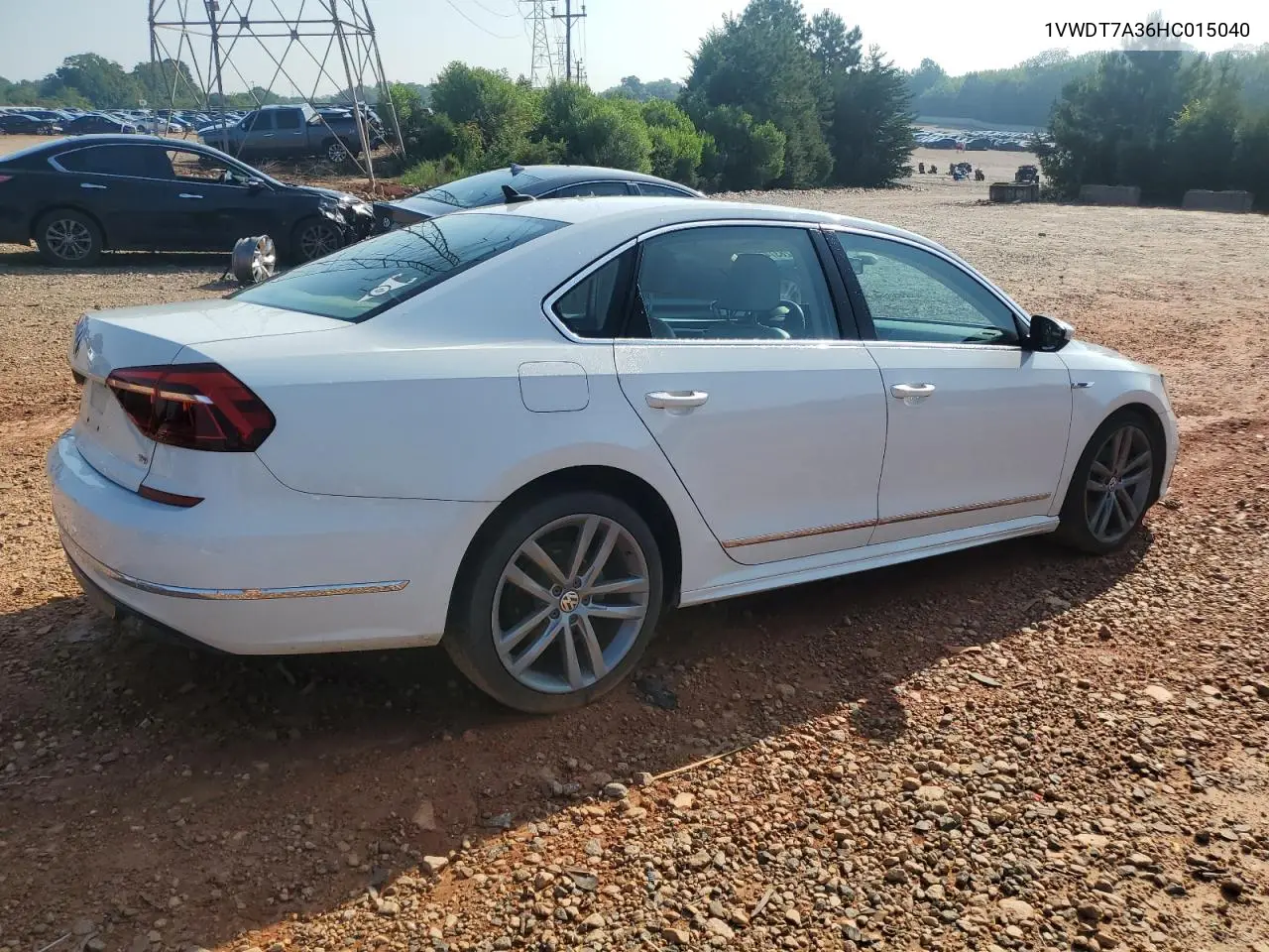 2017 Volkswagen Passat R-Line VIN: 1VWDT7A36HC015040 Lot: 62837435