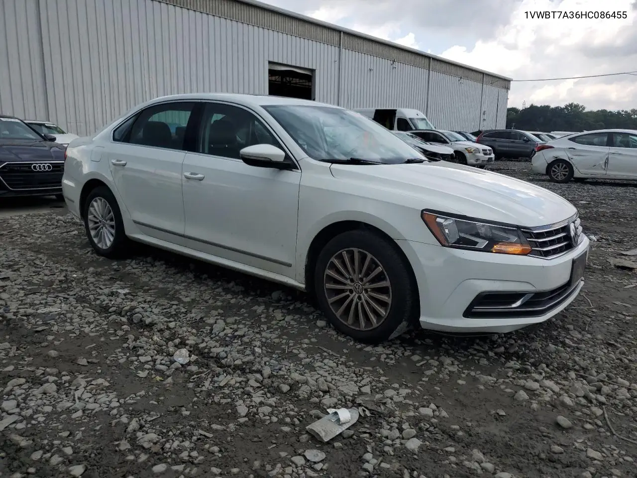 2017 Volkswagen Passat Se VIN: 1VWBT7A36HC086455 Lot: 62991375