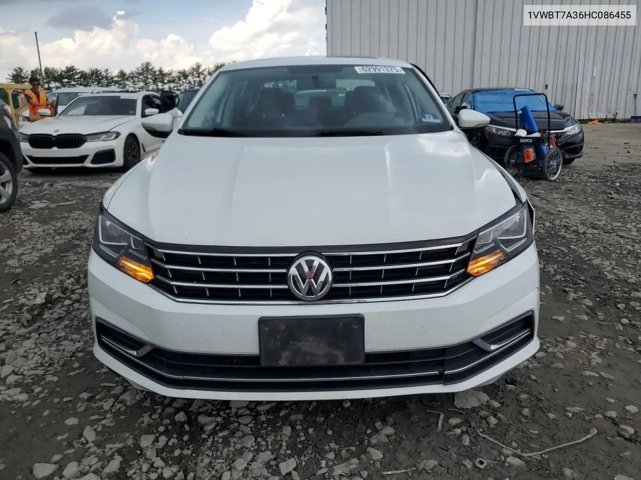 2017 Volkswagen Passat Se VIN: 1VWBT7A36HC086455 Lot: 62991375