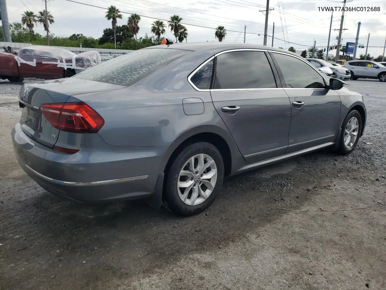 2017 Volkswagen Passat S VIN: 1VWAT7A36HC012688 Lot: 63086615