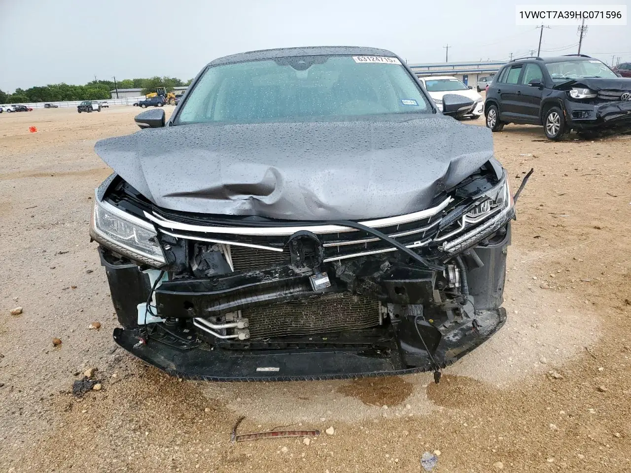 2017 Volkswagen Passat Sel Premium VIN: 1VWCT7A39HC071596 Lot: 63124715