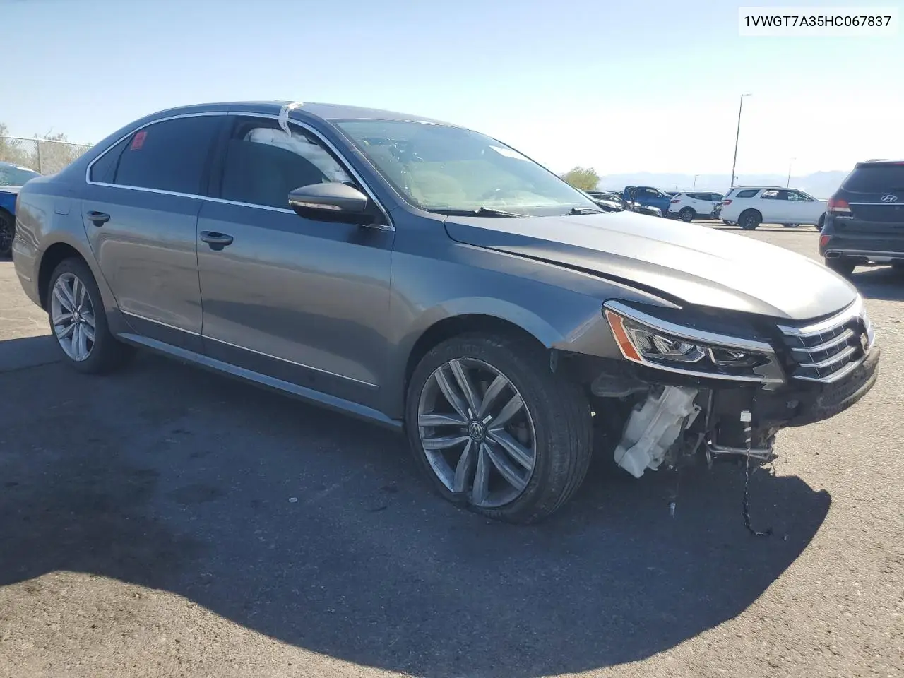 2017 Volkswagen Passat Se VIN: 1VWGT7A35HC067837 Lot: 63245485