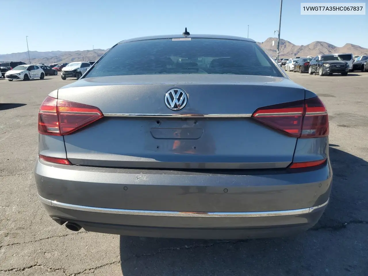 2017 Volkswagen Passat Se VIN: 1VWGT7A35HC067837 Lot: 63245485