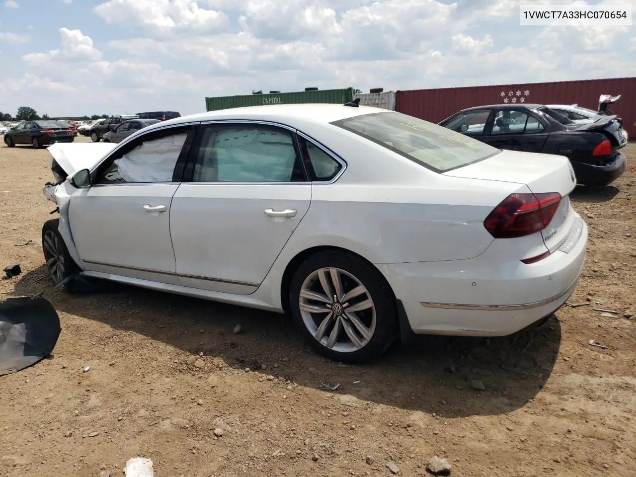 2017 Volkswagen Passat Sel Premium VIN: 1VWCT7A33HC070654 Lot: 63343525