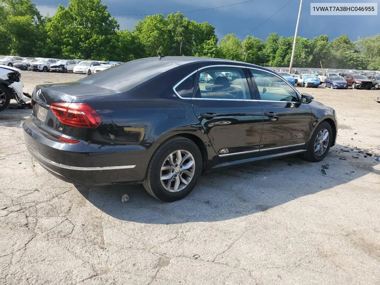 2017 Volkswagen Passat S VIN: 1VWAT7A38HC046955 Lot: 63347285