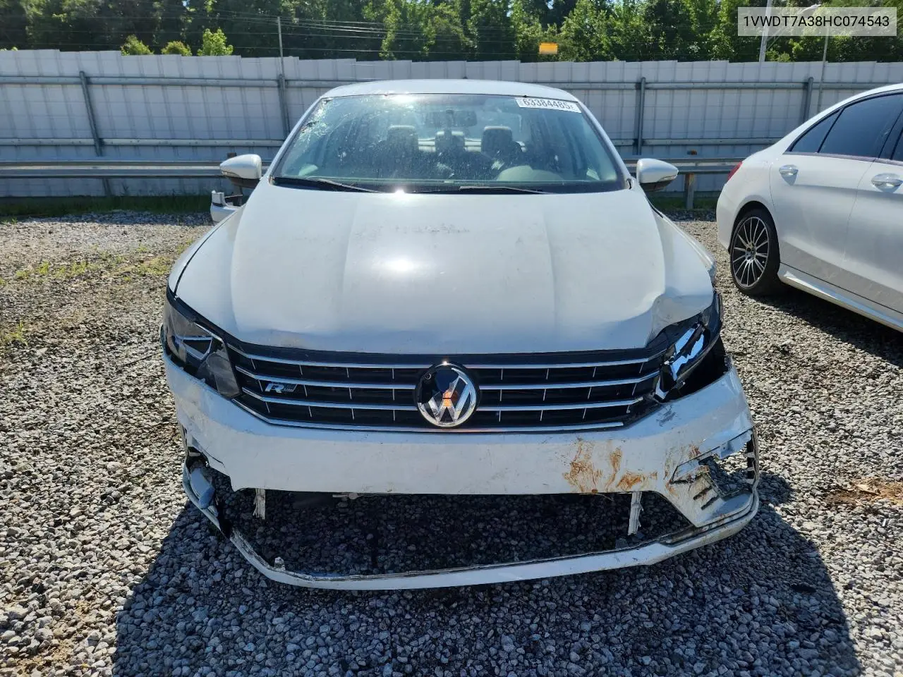2017 Volkswagen Passat R-Line VIN: 1VWDT7A38HC074543 Lot: 63384485