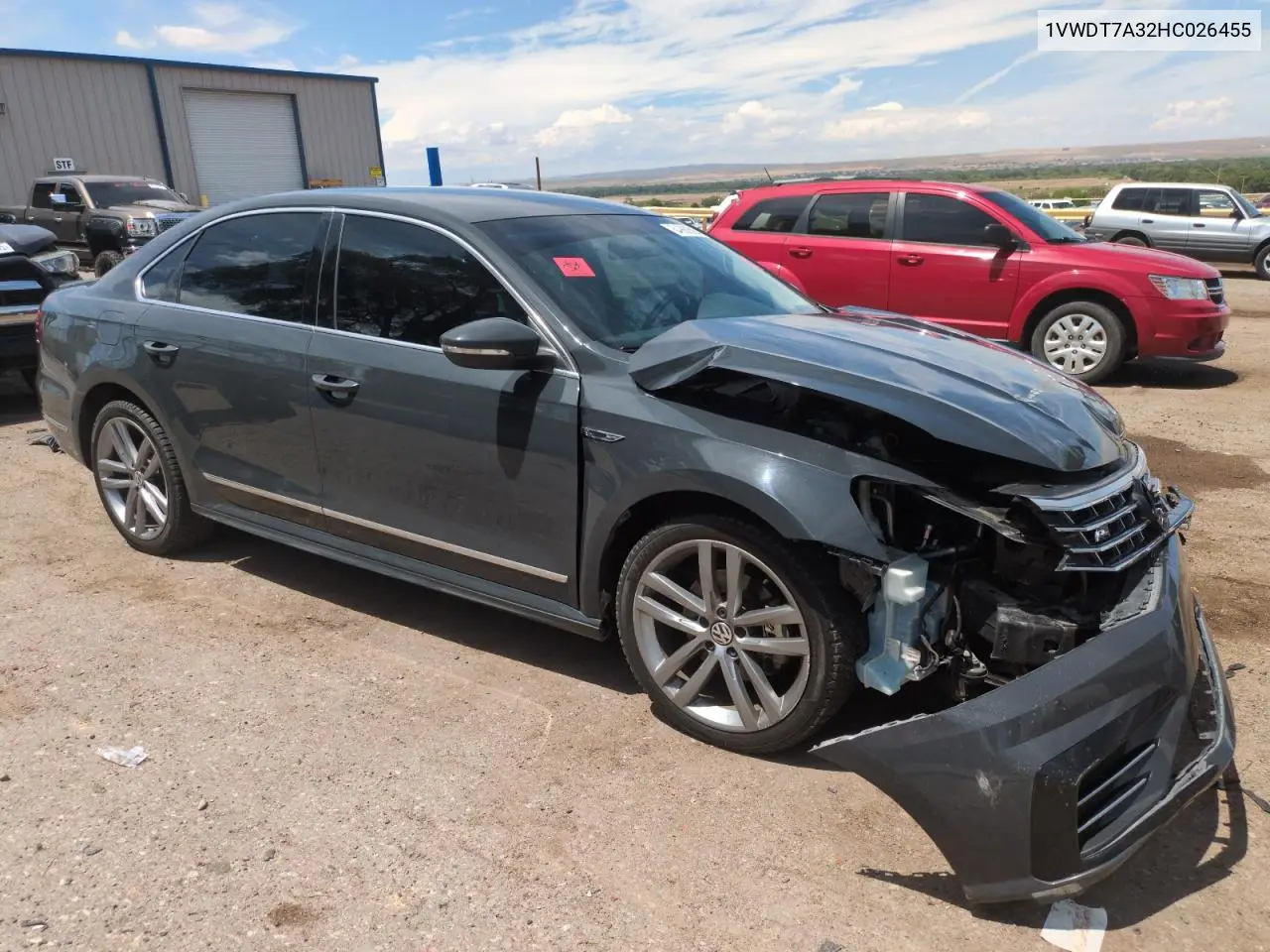 2017 Volkswagen Passat R-Line VIN: 1VWDT7A32HC026455 Lot: 64980595