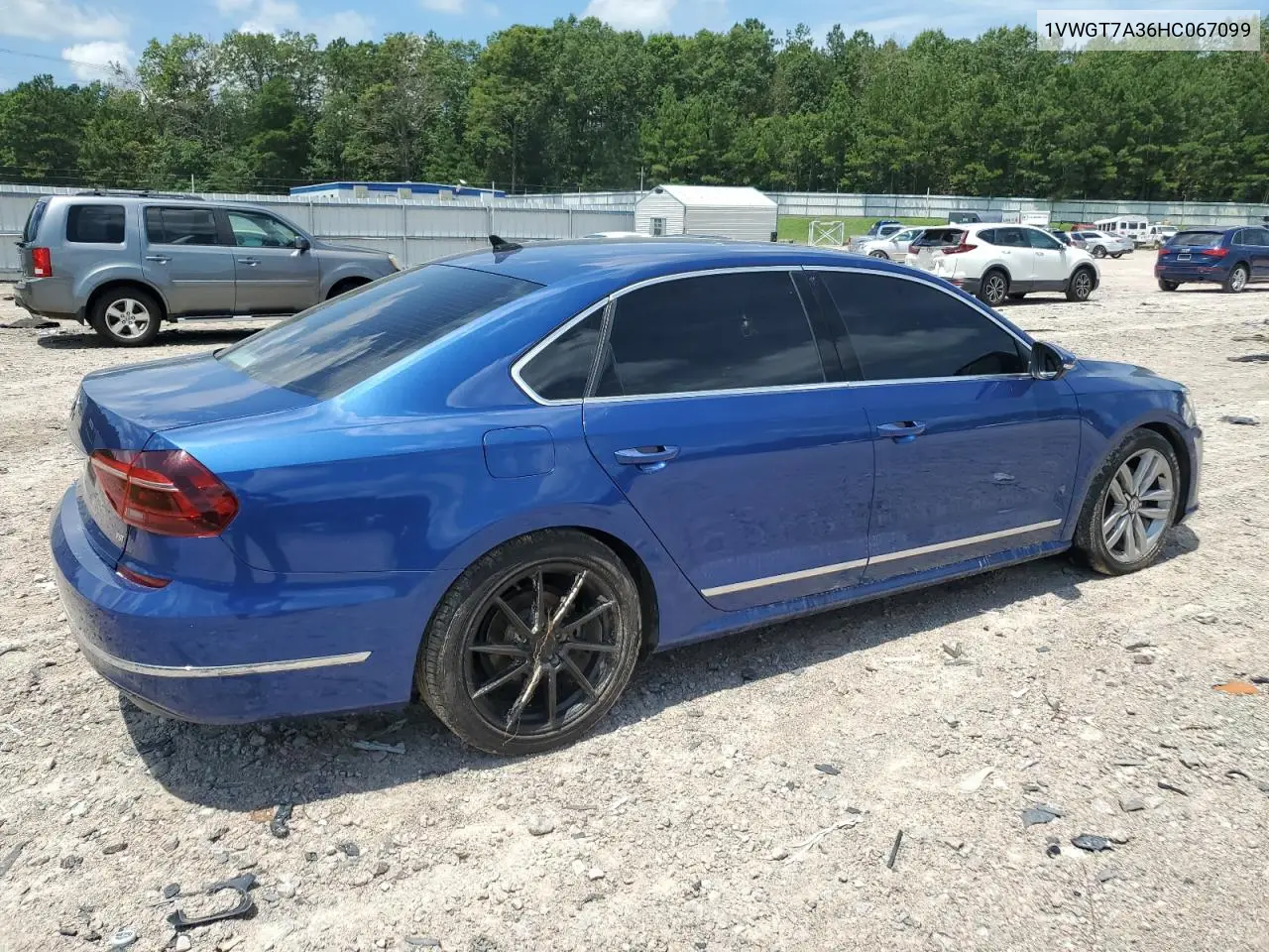 2017 Volkswagen Passat Se VIN: 1VWGT7A36HC067099 Lot: 65223195