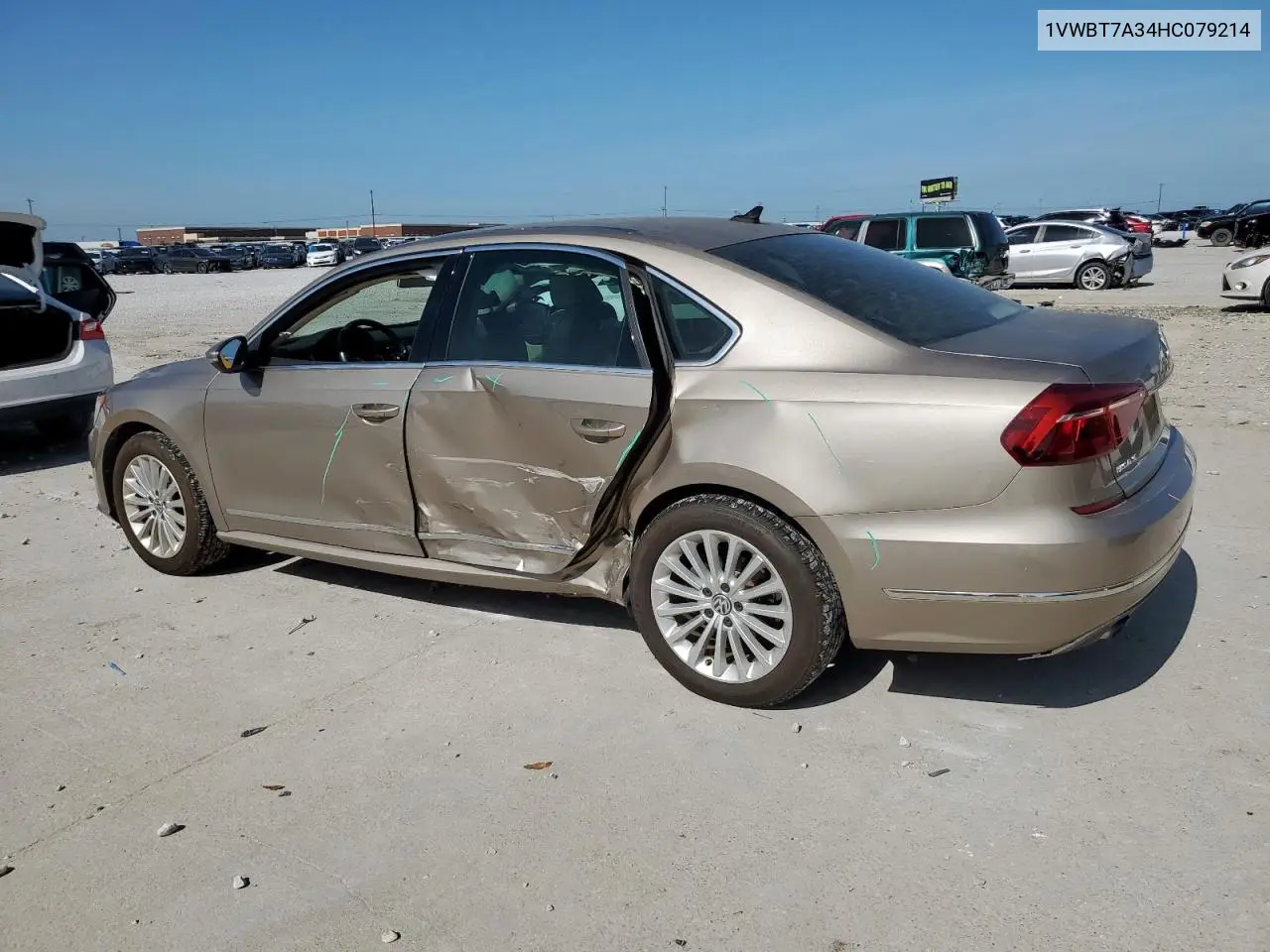 2017 Volkswagen Passat Se VIN: 1VWBT7A34HC079214 Lot: 65234905