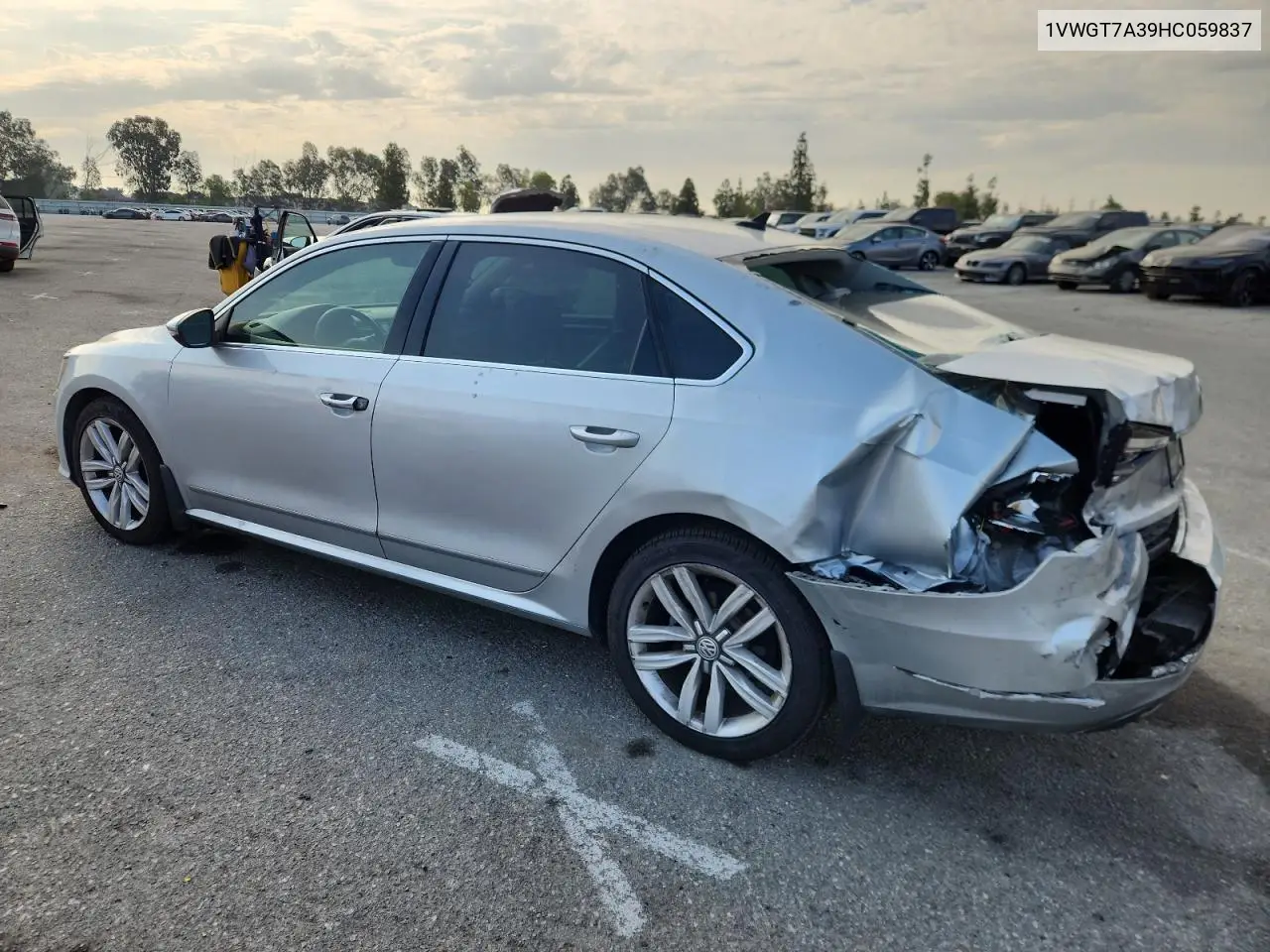 2017 Volkswagen Passat Se VIN: 1VWGT7A39HC059837 Lot: 65276385