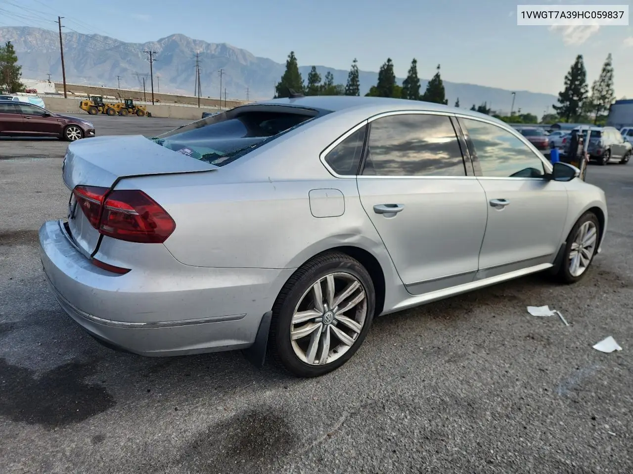 2017 Volkswagen Passat Se VIN: 1VWGT7A39HC059837 Lot: 65276385